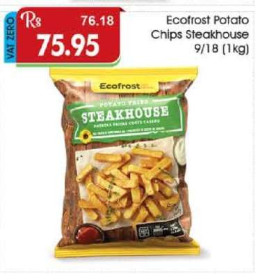 Ecofrost Potato Chips Steakhouse 9/18 1kg