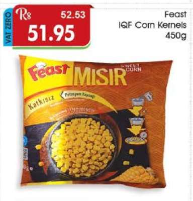 Feast IQF Corn Kernels 450g