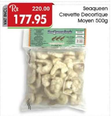 Seaqueen Crevette Decortique Moyen 500g
