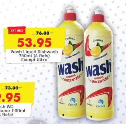 Wash Liquid Dishwash 750ml