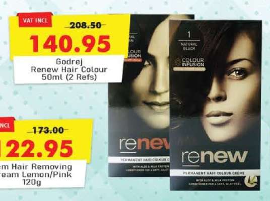 Godrej Renew Hair Colour 50ml (2 Refs)