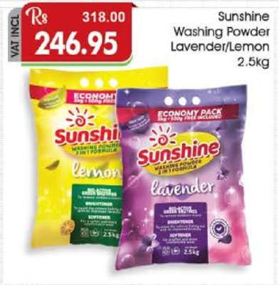Sunshine Washing Powder Lavender/Lemon 2.5kg