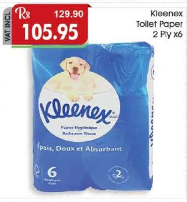 Kleenex Toilet Paper 2 Ply x6