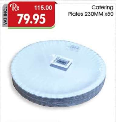 Catering Plates 230MM x50