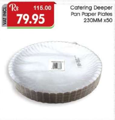 Catering Deeper Pan Paper Plates