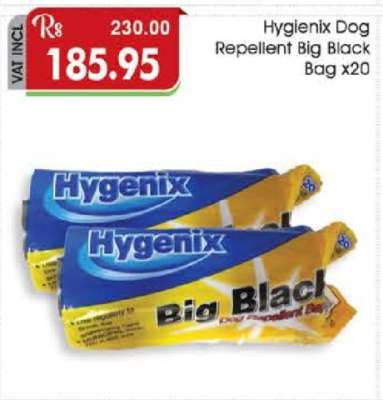 Hygenix Dog Repellent Big Black Bag x20