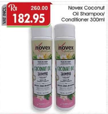 Novex Coconut Oil Shampoo/Conditioner 300ml