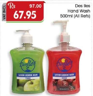 Des Iles Hand Wash 500ml