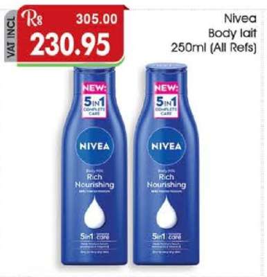 Nivea Body Lait 250ml (All Refs)