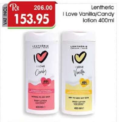 Lentheric I Love Vanilla/Candy lotion 400ml