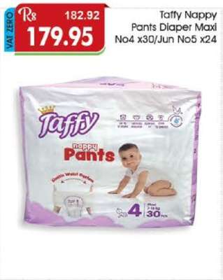 Taffy Nappy Pants Diaper Maxi No4 x30/Jun No5 x24
