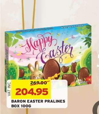 BARON EASTER PRALINES BOX 100G