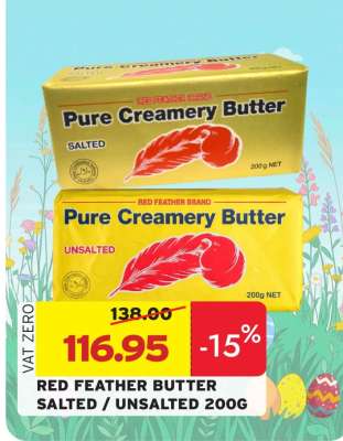 Red Feather Butter Salted/Unsalted 200g