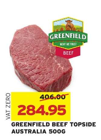 GREENFIELD BEEF TOPSIDE AUSTRALIA 500G