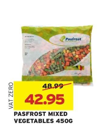 PASFROST MIXED VEGETABLES 450G