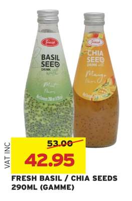 FRESH BASIL / CHIA SEEDS