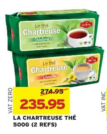 La Chartreuse Thé 500g (2 Refs)