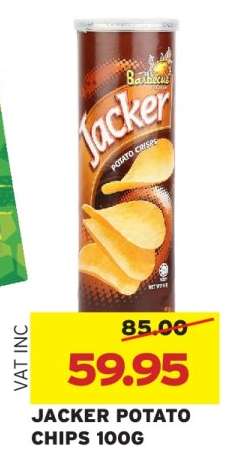 JACKER POTATO CHIPS 100G