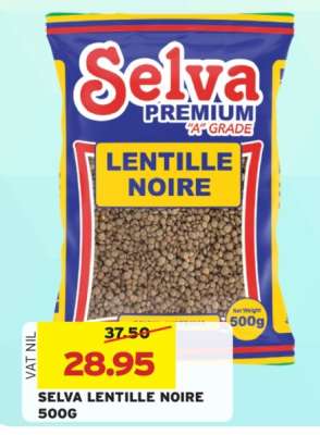 SELVA LENTILLE NOIRE 500G