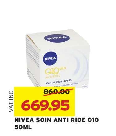 NIVEA SOIN ANTI RIDE Q10 50ML