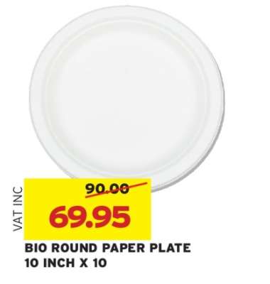 BIO ROUND PAPER PLATE