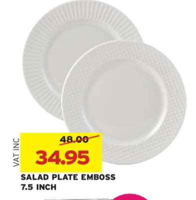 SALAD PLATE EMBOSS
