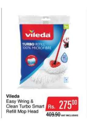 Vileda Easy Wring & Clean Turbo Smart Refill Mop Head