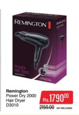 Remington Power Dry 2000 Hair Dryer D3010