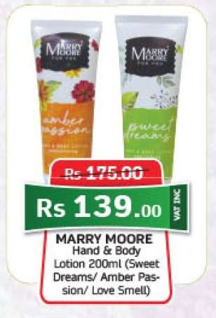 MARRY MOORE Hand & Body Lotion 200ml