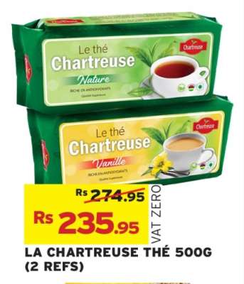 La Chartreuse Thé 500g (2 Refs)