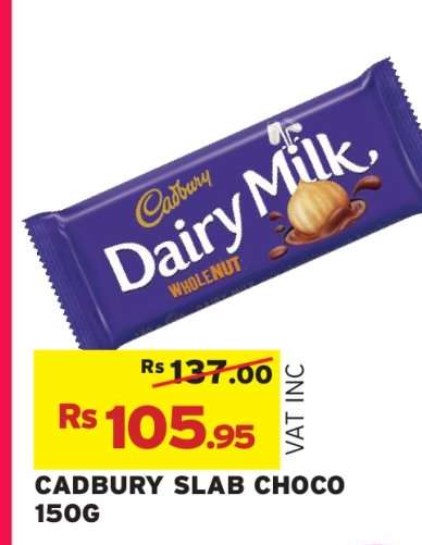 CADBURY SLAB CHOCO 150G