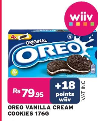 OREO VANILLA CREAM COOKIES 176G