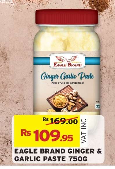 EAGLE BRAND GINGER & GARLIC PASTE 750G