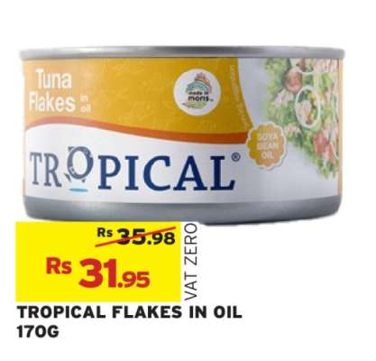 Tropical Flakes in Oil 170g