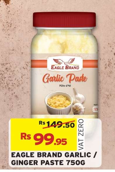 EAGLE BRAND GARLIC / GINGER PASTE 750G