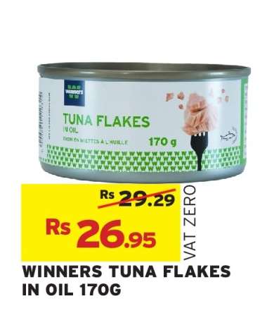 WINNERS TUNA FLAKES IN OIL 170G