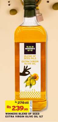 WINNERS BLEND OF SEED EXTRA VIRGIN OLIVE OIL 1LT