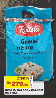 ROASTA 1121 XXXL BASMATI RICE 5KG