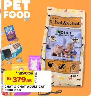 CHAT & CHAT ADULT CAT FOOD 2KG