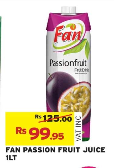 FAN PASSION FRUIT JUICE 1LT
