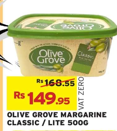 OLIVE GROVE MARGARINE CLASSIC / LITE 500G