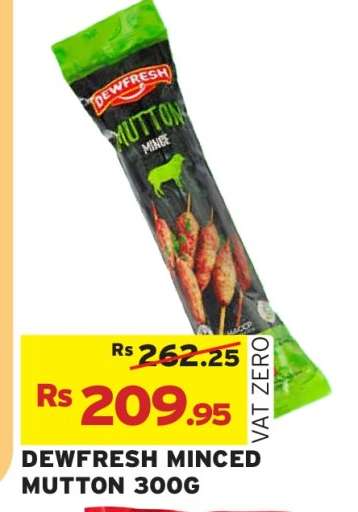 DEWFRESH MINCED MUTTON 300G