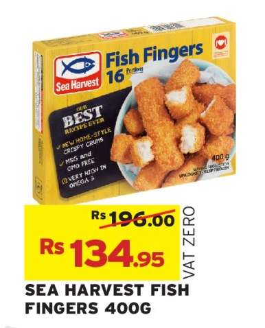 Sea Harvest Fish Fingers 400g