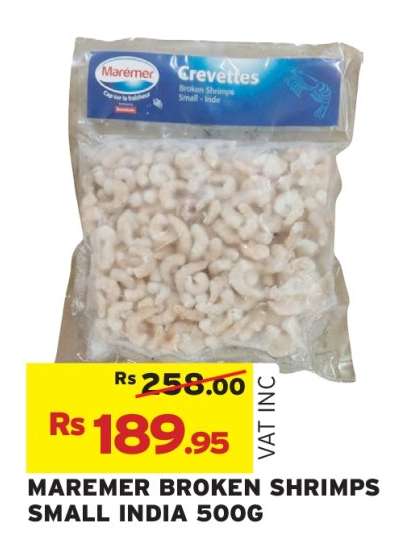 MAREMER BROKEN SHRIMPS SMALL INDIA 500G