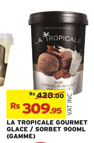 LA TROPICALE GOURMET GLACE/SORBET 900ML (GAMME)