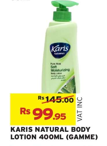KARIS NATURAL BODY LOTION 400ML (GAMME)