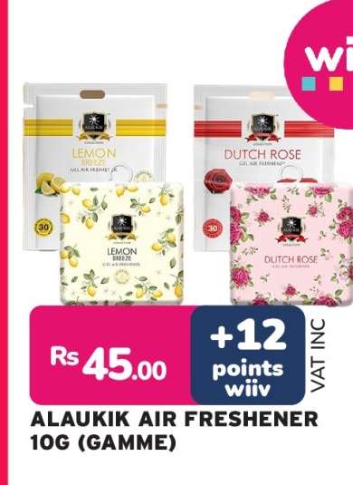 ALAUKIK AIR FRESHENER 10G (GAMME)