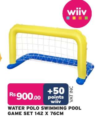 WATER POLO SWIMMING POOL GAME SET 142 X 76CM