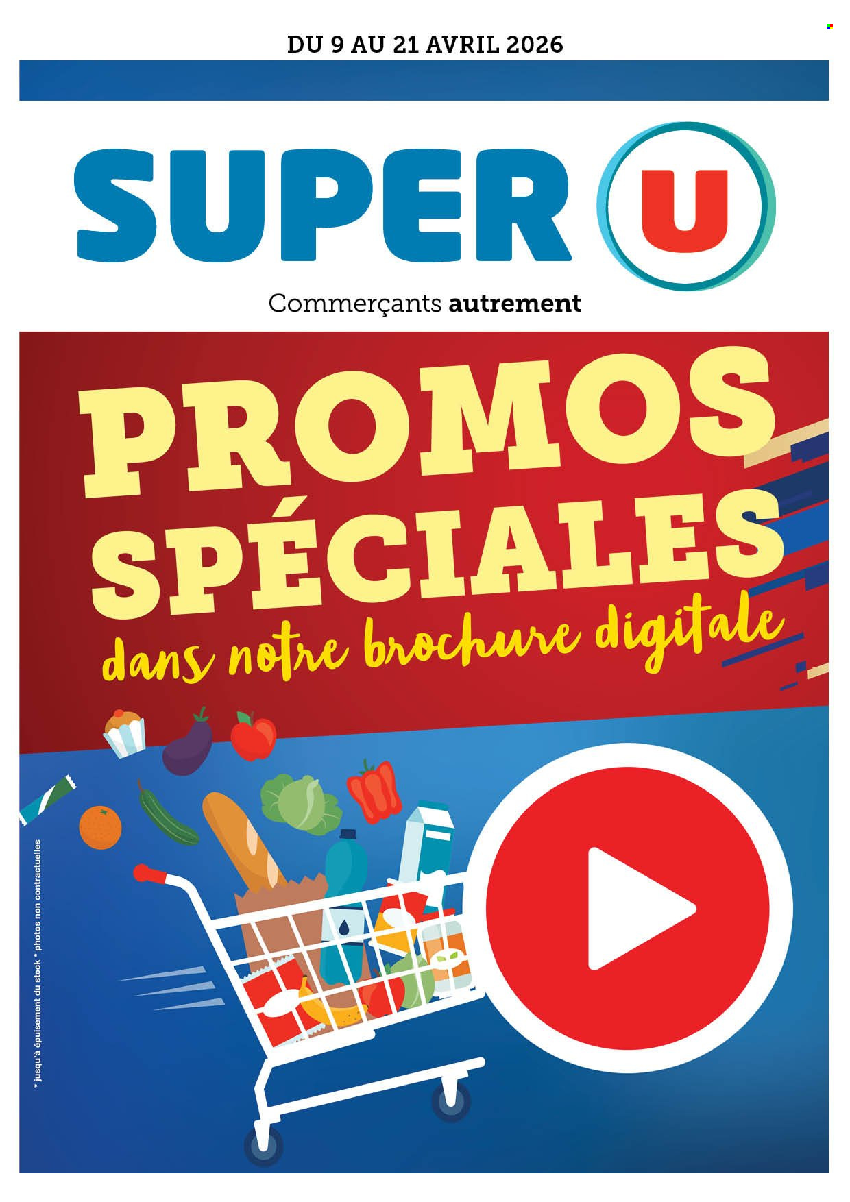 Super U catalogue - 9.04.2026 - 21.04.2026. Page 1