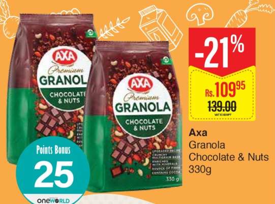 Axa Granola Chocolate & Nuts
